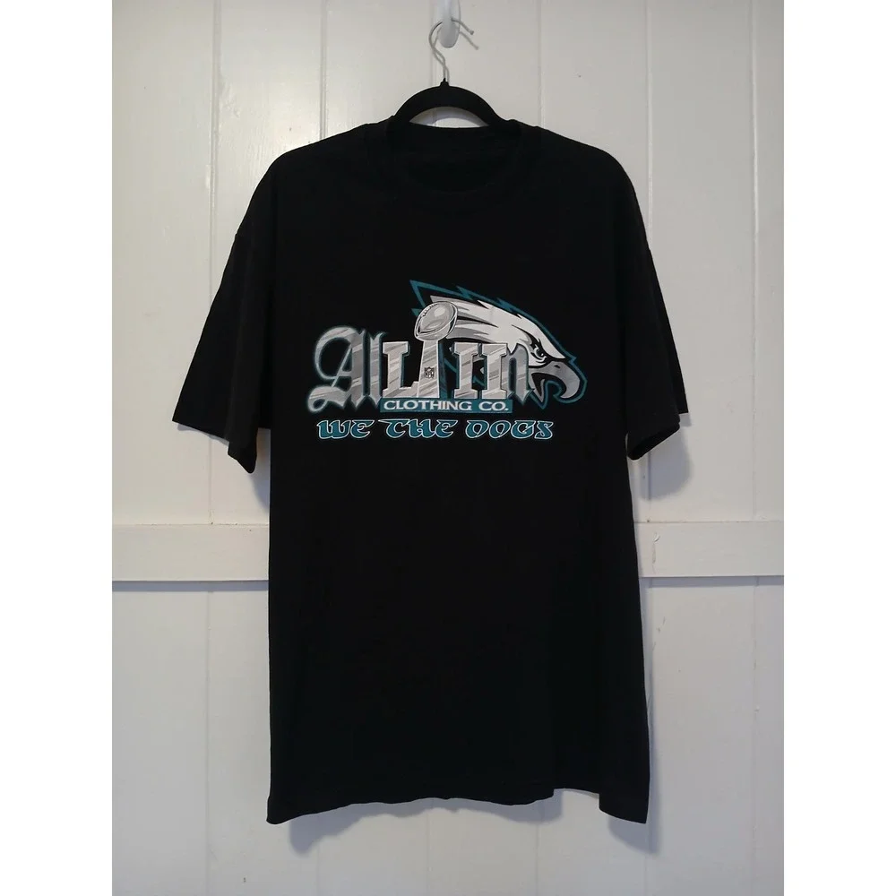 Philadelphia Eagles Super Bowl 52 Shirt Men's XL Black Hawaii ALL IN Clothing